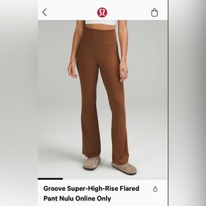 Lululemon Nulu Flared Leggings